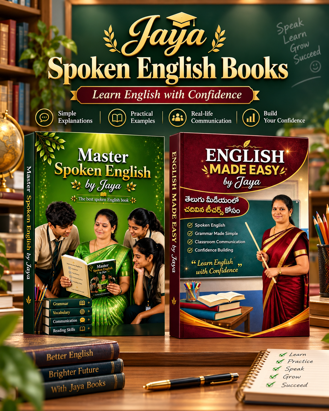 Jaya Spoken English Book Collection
